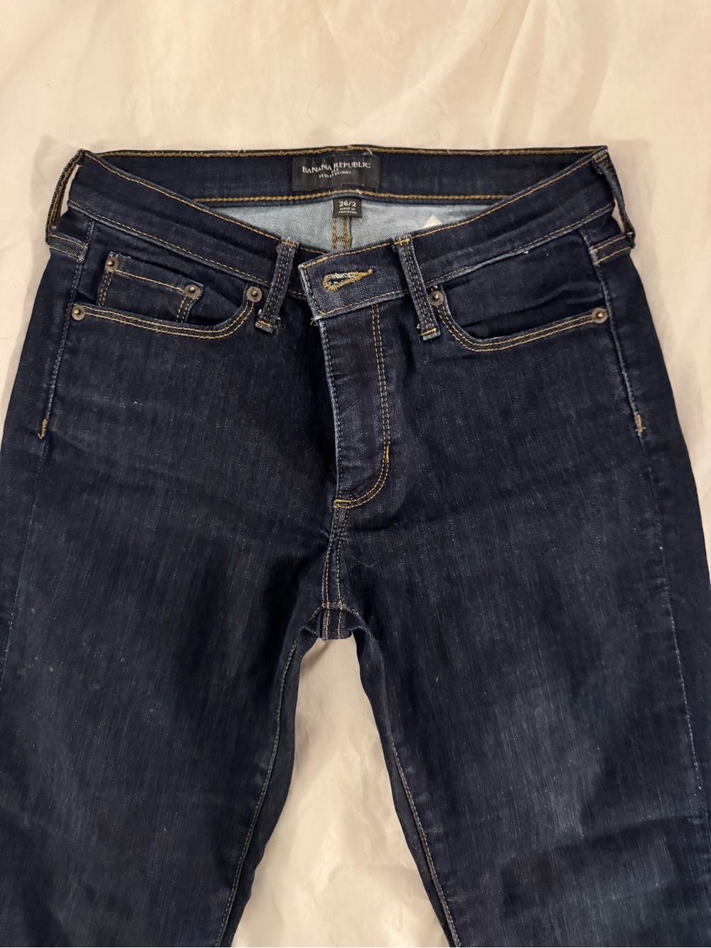 Banana Republic Women’s Dark Blue Straight Jeans